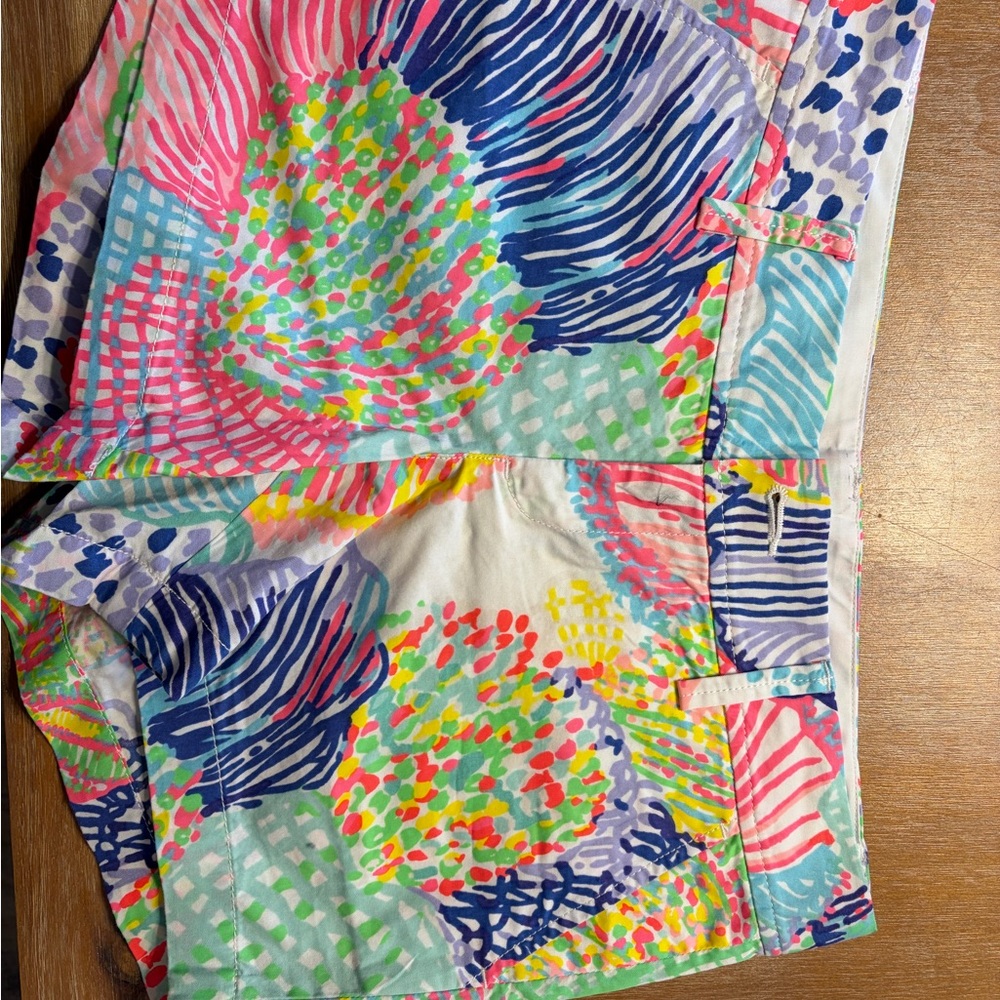 Lilly Pulitzer Multicolor Printed Women’s Shorts - Pink, Blue, Green, Yellow